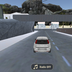 Driving in GTA Simulator game