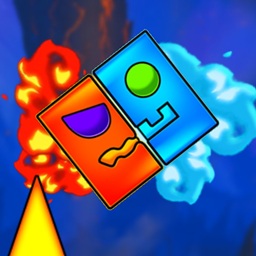 Fire and Water Geometry Dash