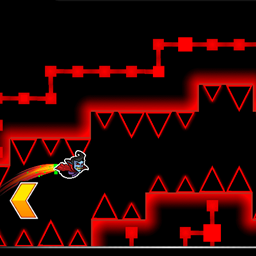 Fly in Geometry Dash Bloodbath