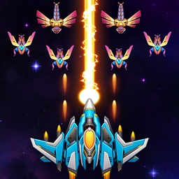 Shooting enemies in Galaxy Shooter