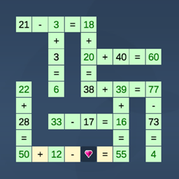 An example of equations in Math Cross