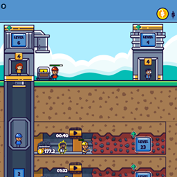 Playing Idle Mining Empire