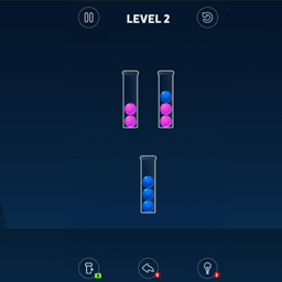 Level 2 in Ball Sort Puzzle