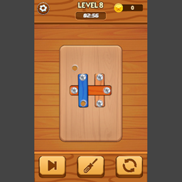 Woodnuts Bolts Puzzle